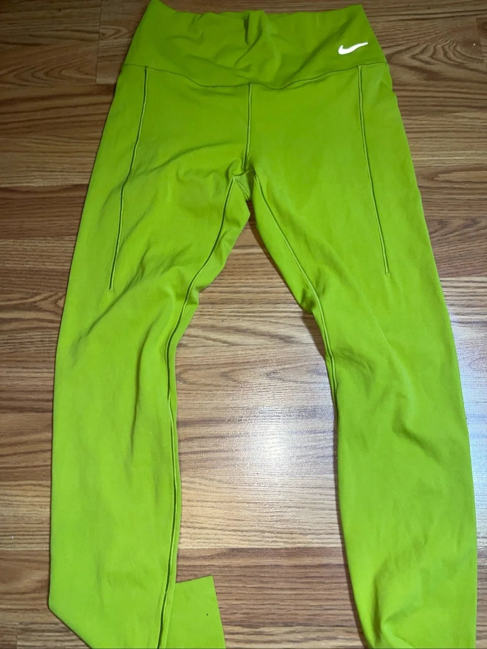 Nike Bright Lime Green Athletic Leggings size s/p